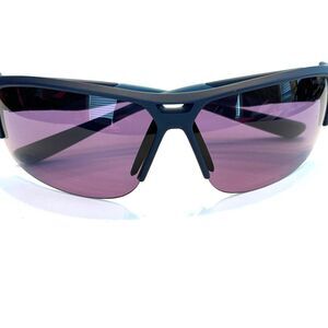 Nike Golf X2 EV0871-401 Sunglasses, Matte Mdnt Navy/Slvr Frame, Golf Tint Lens